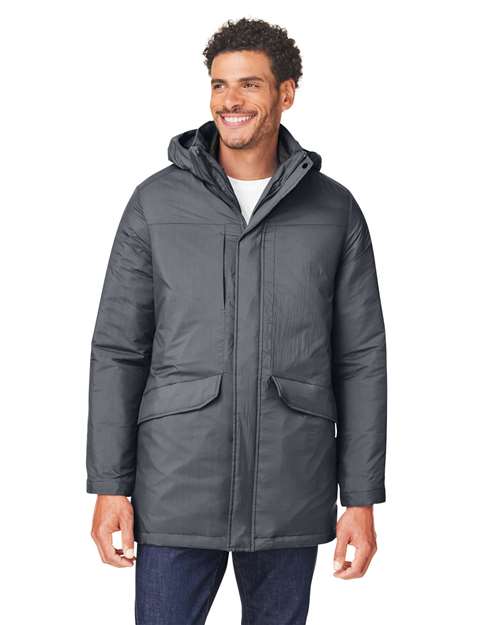 CORE365 Men's Inspire 3 - in - 1 Jacket with Insulated Liner - CORE365 CE725 Carbon/ Black S