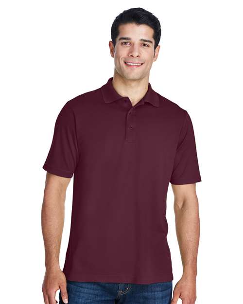 CORE365 Men's Origin Performance Piqué Polo - CORE365 88181 Burgundy XS
