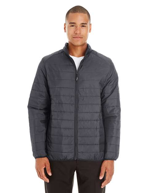 CORE365 Men's Tall Prevail Packable Puffer - CORE365 CE700T Carbon LT