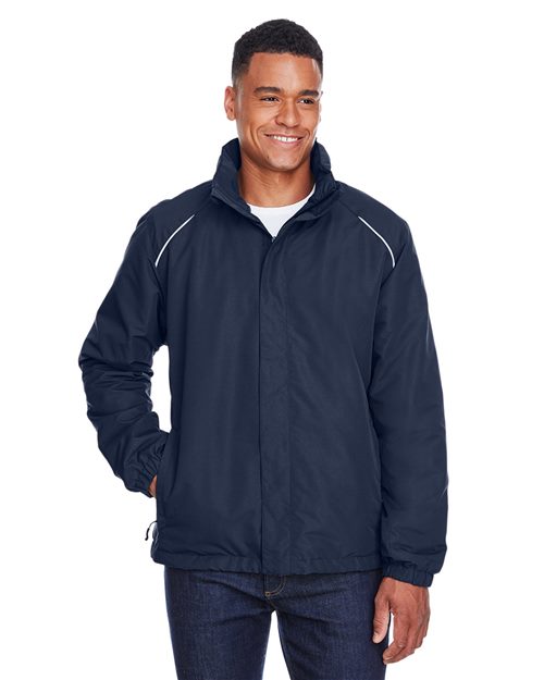 CORE365 Men's Tall Profile Fleece - Lined All - Season Jacket - CORE365 88224T Black LT