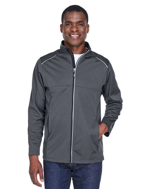 CORE365 Men's Techno Lite Three - Layer Knit Tech - Shell - CORE365 CE708 Carbon XS