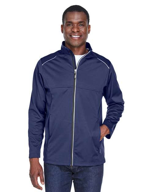 CORE365 Men's Techno Lite Three - Layer Knit Tech - Shell - CORE365 CE708 Classic Navy XS