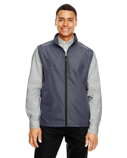 CORE365 Men's Techno Lite Unlined Vest - CORE365 CE703 Carbon S
