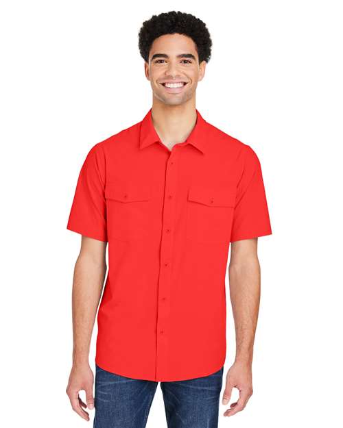 CORE365 Men's Ultra UVP® Marina Shirt - CORE365 CE510 Marina Red S