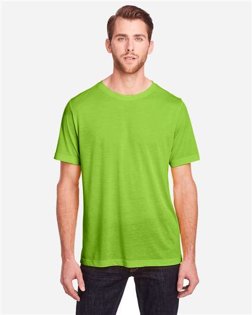 CORE365 Unisex Fusion ChromaSoft™ Performance T-Shirt - CORE365 CE111 Acid Green M