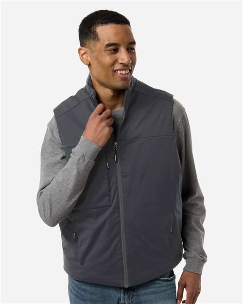 CORE365 Unisex Techno Lite Flat - Fill Insulated Vest - CORE365 CE716 Carbon XS