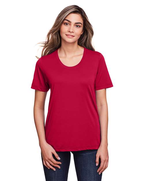CORE365 Women's Fusion ChromaSoft™ Performance T-Shirt - CORE365 CE111W Classic Red XS