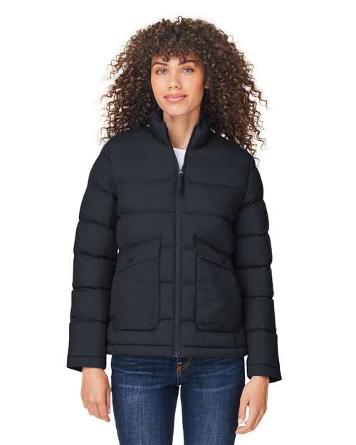 CORE365 Women's Inspire Puffer Jacket - CORE365 CE720W Black XS
