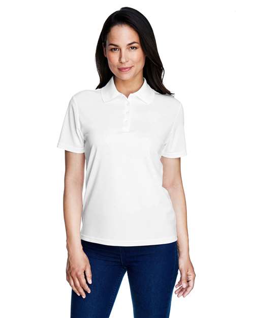 CORE365 Women's Origin Performance Piqué Polo - CORE365 78181 White XS