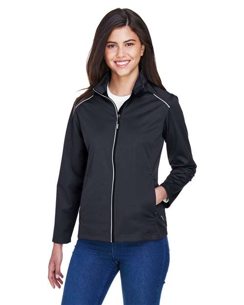 CORE365 Women's Techno Lite Three - Layer Knit Tech - Shell - CORE365 CE708W Black XS