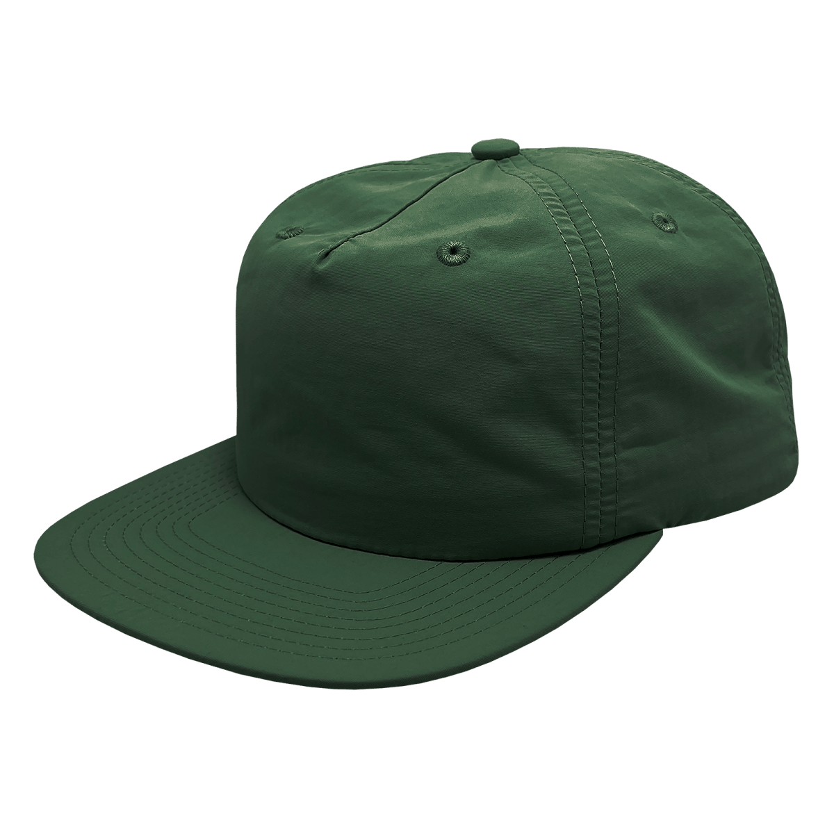 Decky 5 Panel High Profile Relaxed Nylon Surf Hat | Decky 6050 Forest Standard Hats