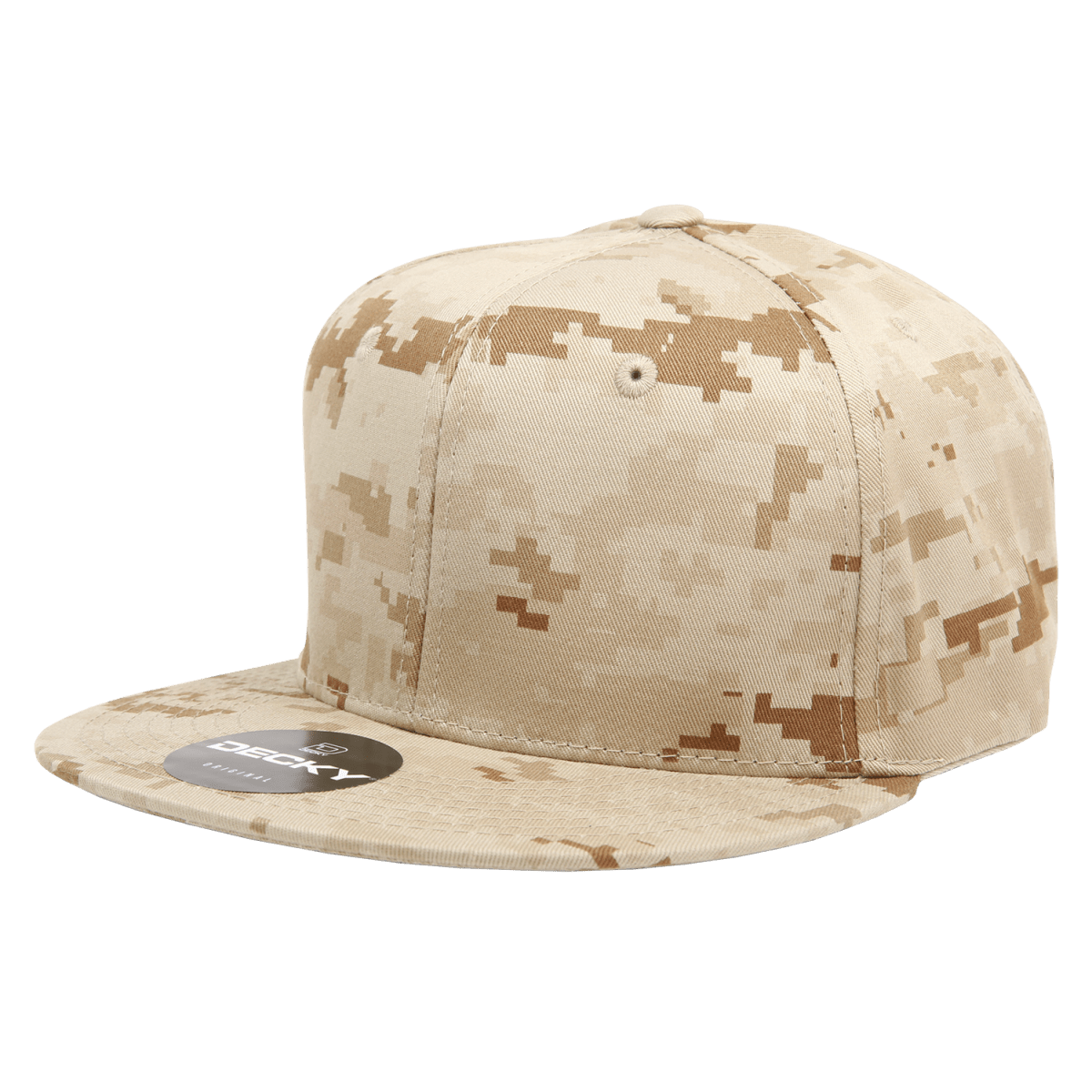 Decky 6 Panel High Profile Structured Camo Snapback | Decky 1047 Des/Des/Des OSFM
