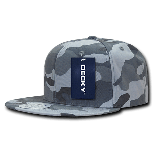 Decky 6 Panel High Profile Structured Camo Snapback | Decky 1049 URB/URB/URB OSFM