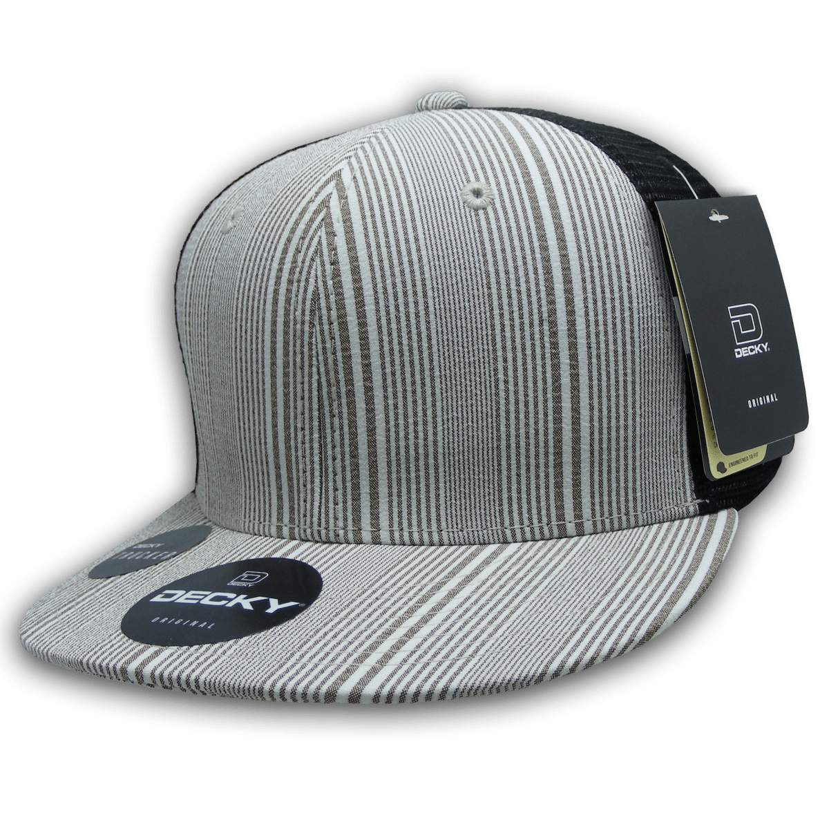 Decky 6 Panel High Profile Structured Plaid Trucker | Decky 6016 6016 - 130 OSFM