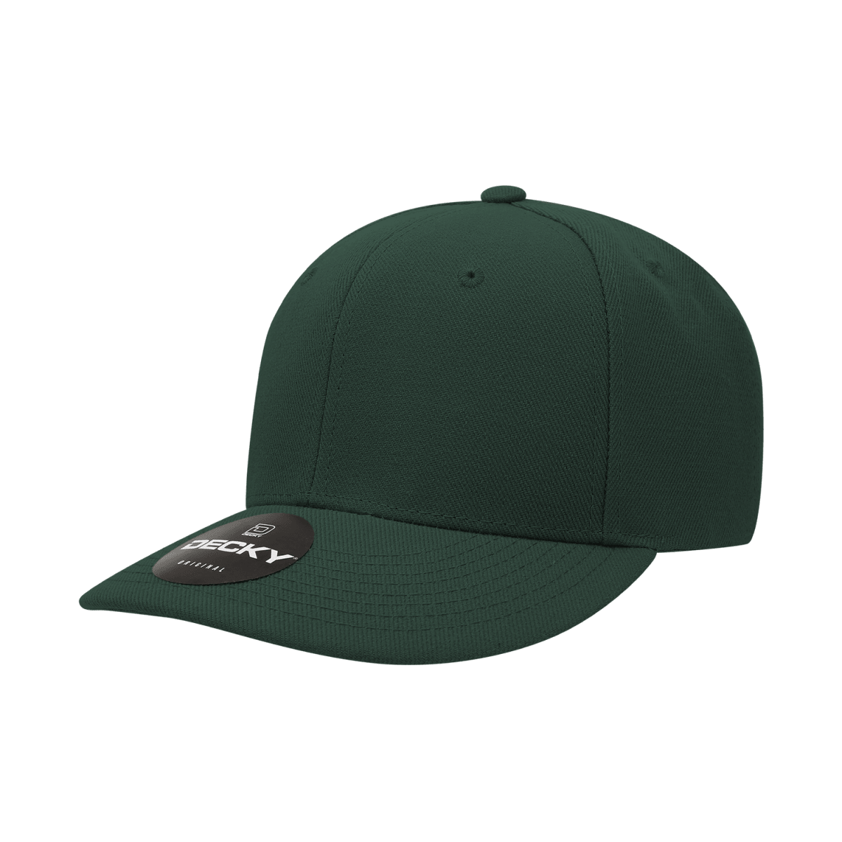 Decky 6 Panel Mid Profile Structured Acrylic/Polyester Cap | Decky 207 HUN Standard Hats