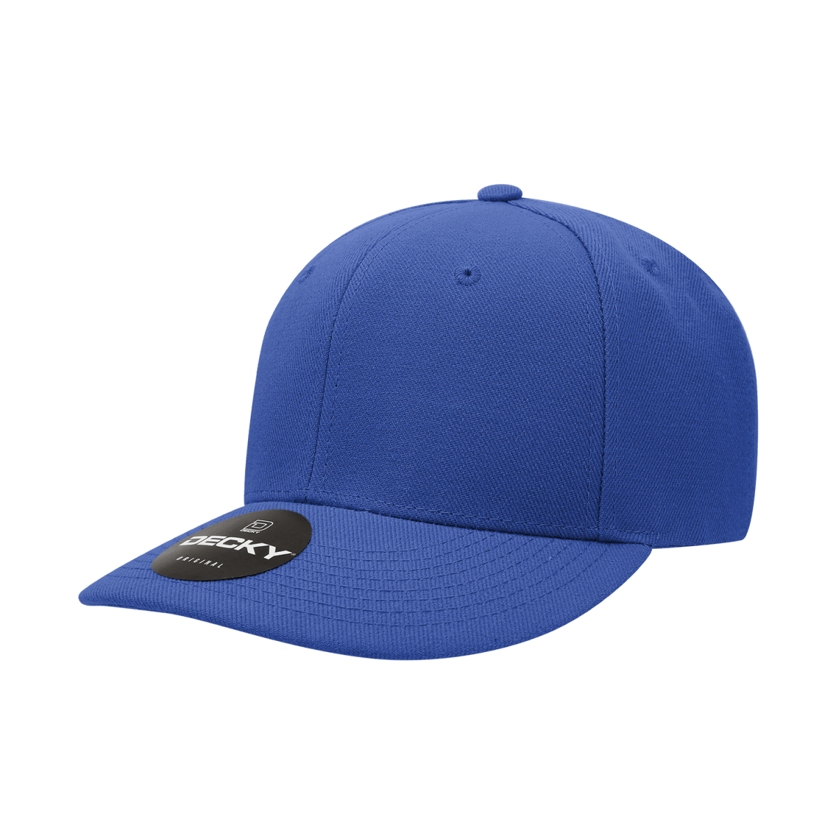 Decky 6 Panel Mid Profile Structured Acrylic/Polyester Cap | Decky 207 Royal Standard Hats