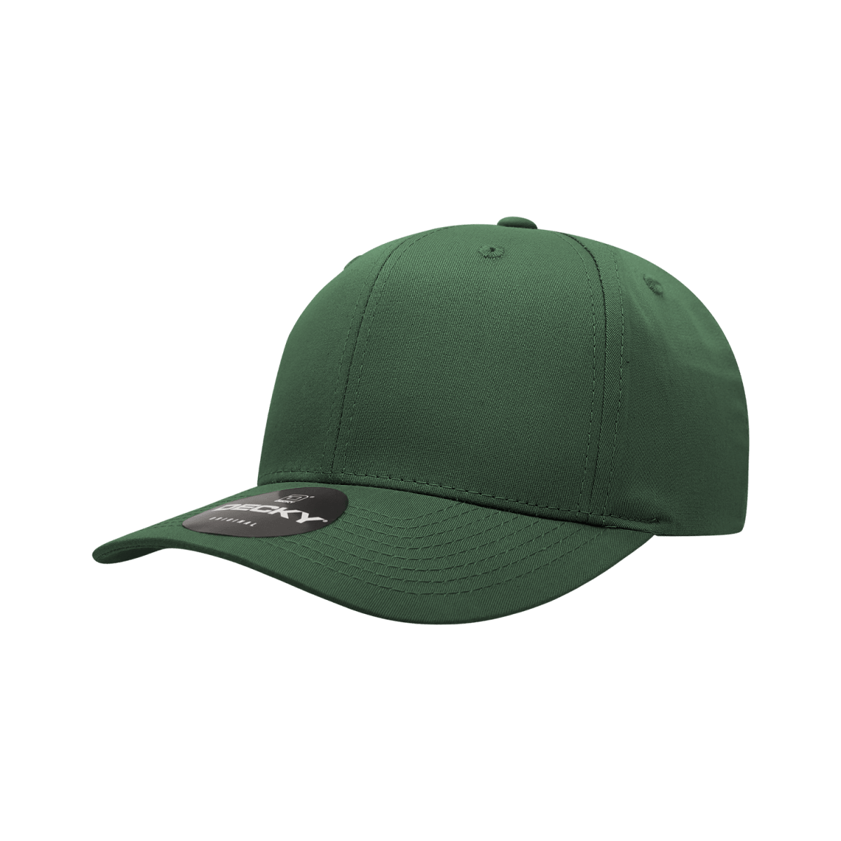 Decky 6 Panel Mid Profile Structured Cotton Blend Cap | Decky 6022 Forest Standard