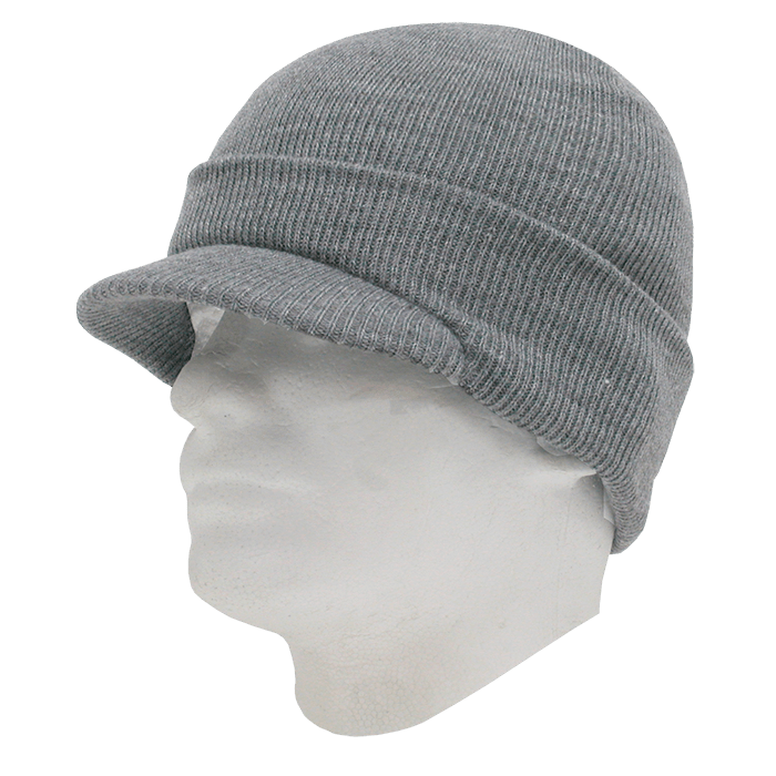 Decky Acrylic/Polyester HybriCap | Decky 8009 Heather Grey OSFM Hats