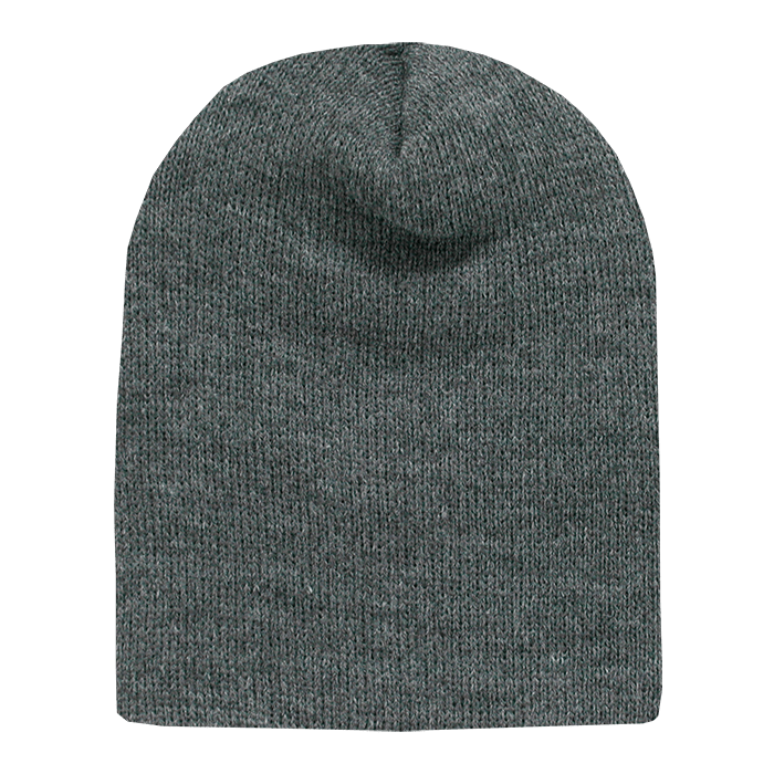 Decky Acrylic/Polyester Short Beanies | Decky 187 Heather Charcoal OSFM Beanies