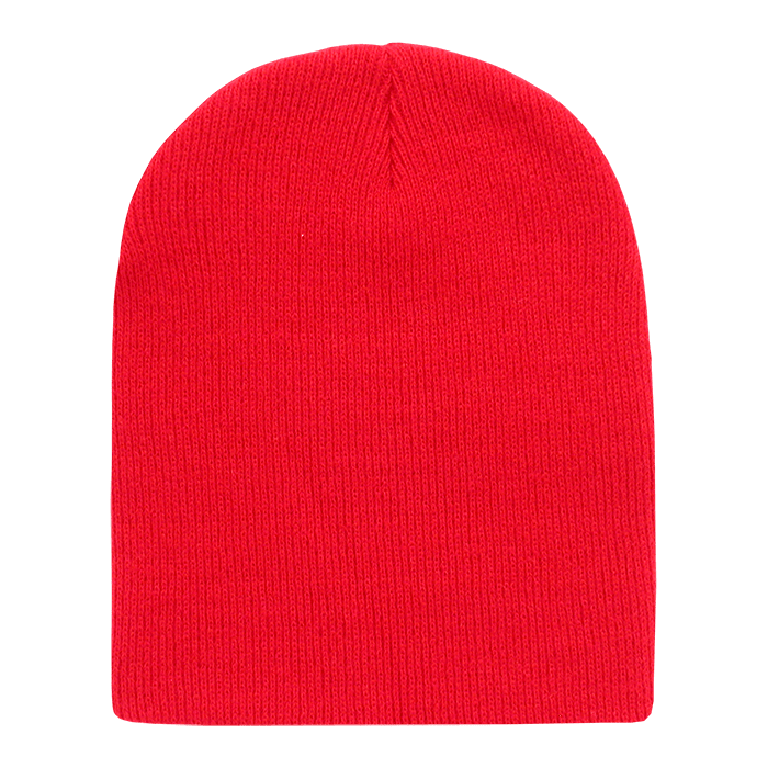 Decky Acrylic/Polyester Short Beanies | Decky 187 Red OSFM Beanies