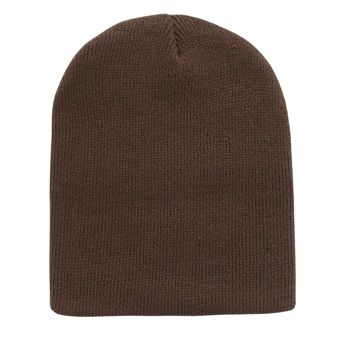 Decky Acrylic/Polyester Short Beanies | Decky 614 Brown OSFM Beanies
