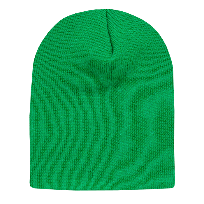 Decky Acrylic/Polyester Short Beanies | Decky 614 Kelly Green OSFM Beanies