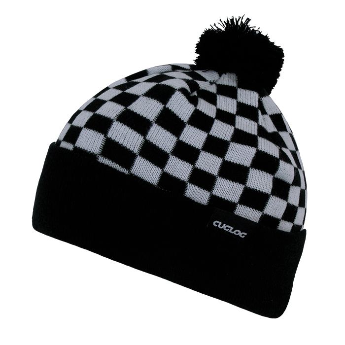 Decky Changbai Checker Beanie | Decky K019 White/Black OSFM Beanies