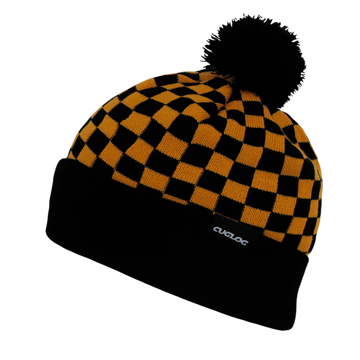Decky Changbai Checker Beanie | Decky K019 Yellow/Black OSFM Beanies