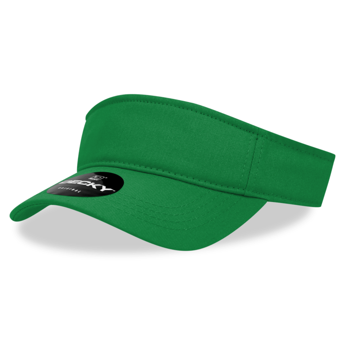 Decky Cotton Visor | Decky 3001 Kelly Green OSFM Visors