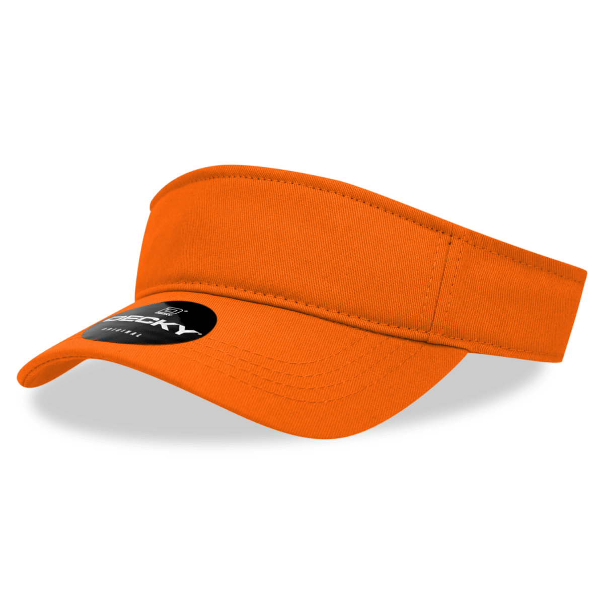 Decky Cotton Visor | Decky 3001 Orange OSFM Visors