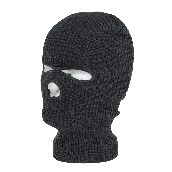 Decky Face Mask 3 Holes Beanie | Decky 970 HeatherCharcoal OSFM Beanies