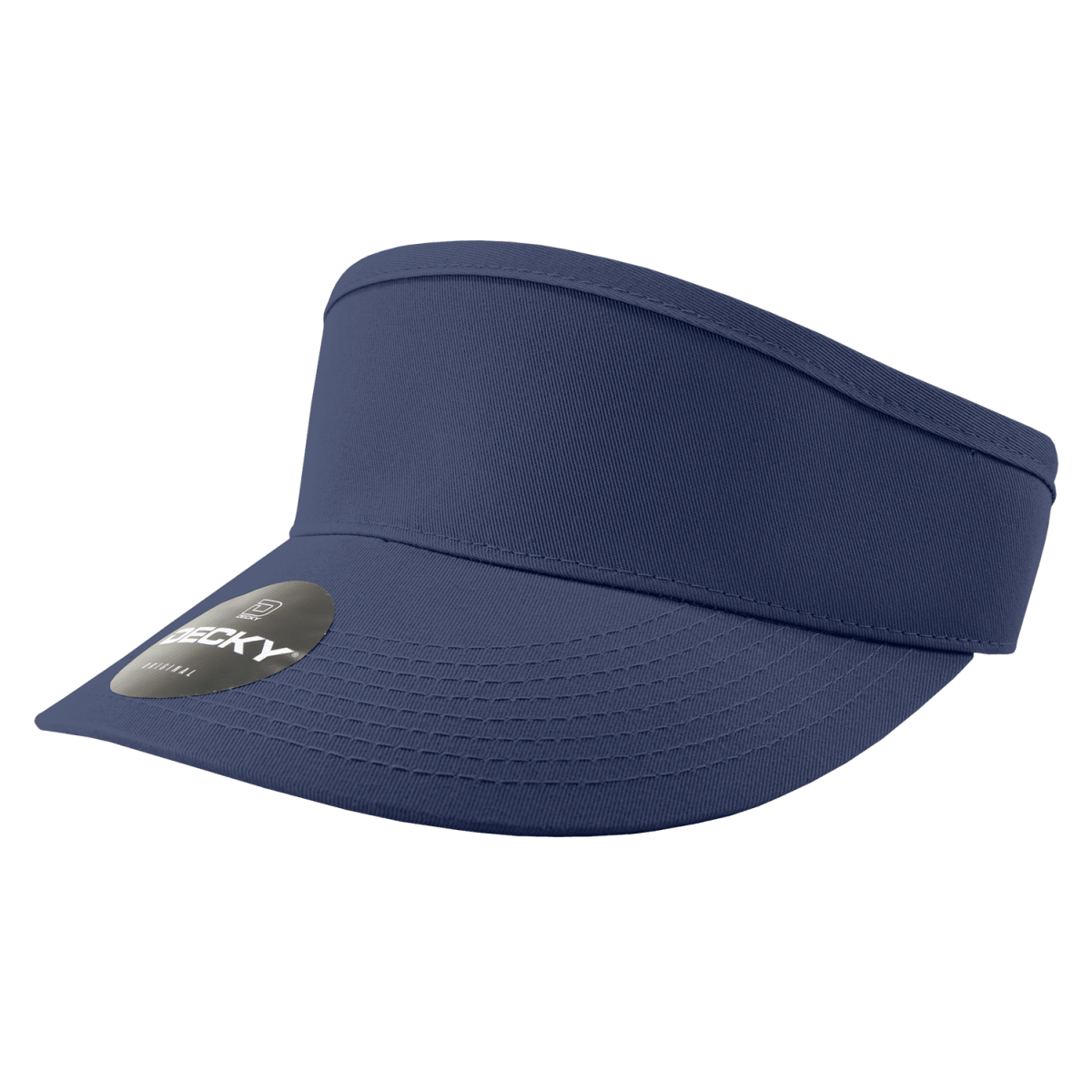 Decky High Profile Cotton Visors | Decky 3015 Navy OSFM Visors