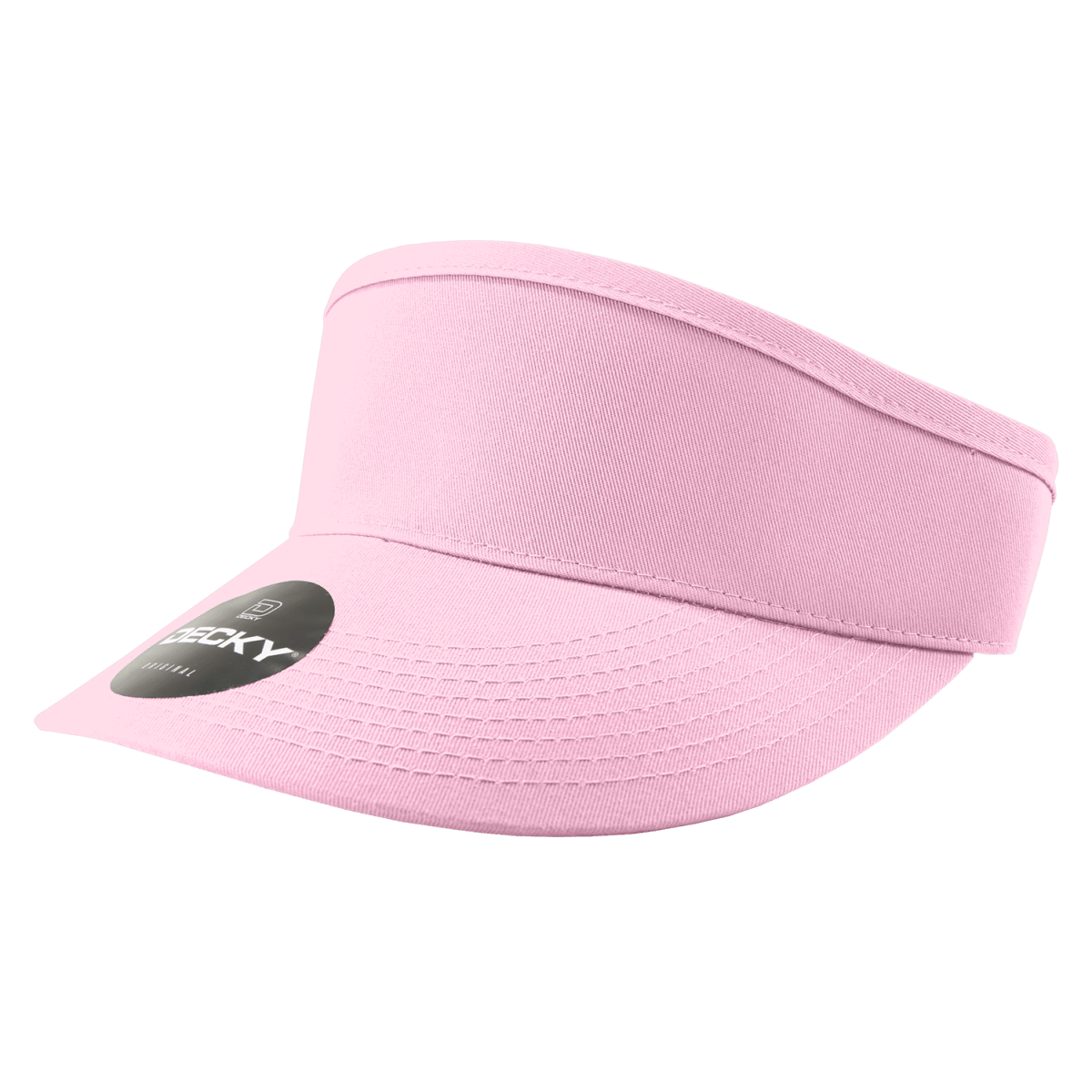 Decky High Profile Cotton Visors | Decky 3015 Pink OSFM Visors