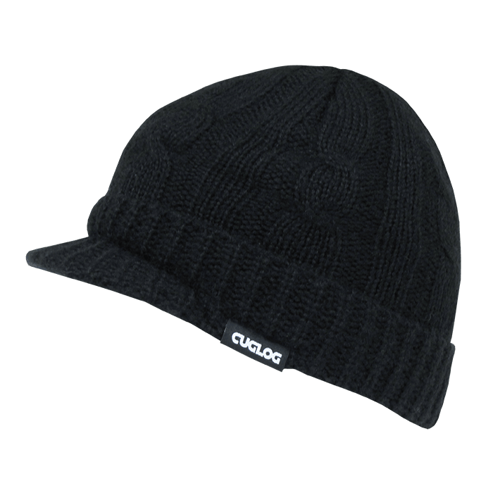 Decky Kosciuszko Sweater Beanies | Decky K007 Black Standard Beanies