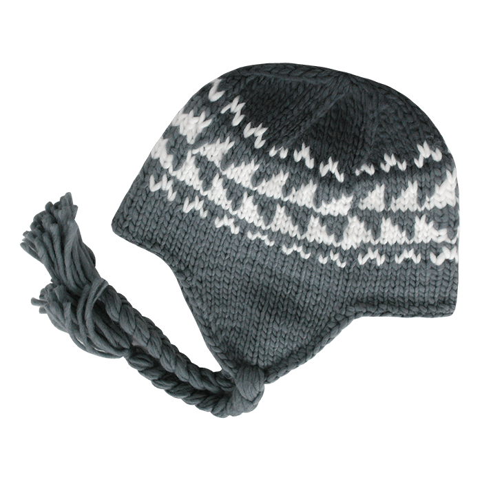 Decky Peruvian Beanies | Decky 632 Grey OSFM Beanies