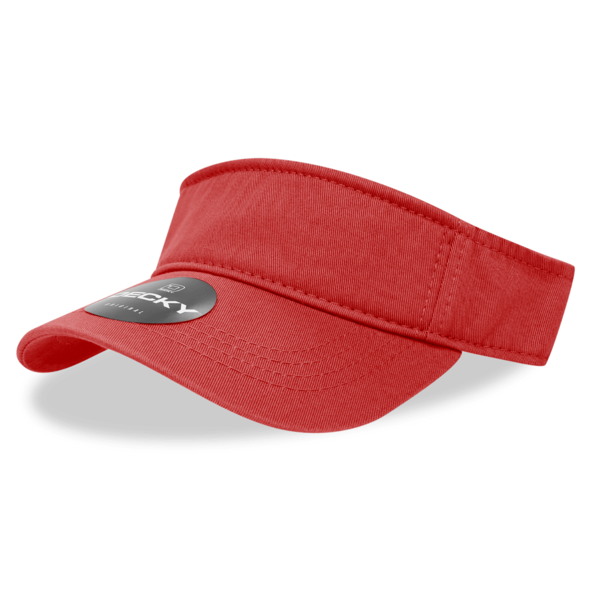 Decky Polo Visor | Decky 962 Red OSFM Visors