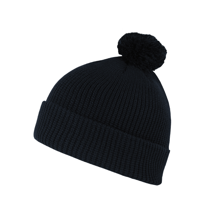 Decky Pom Pom Acrylic Beanies | Decky 686 Navy OSFM Beanies