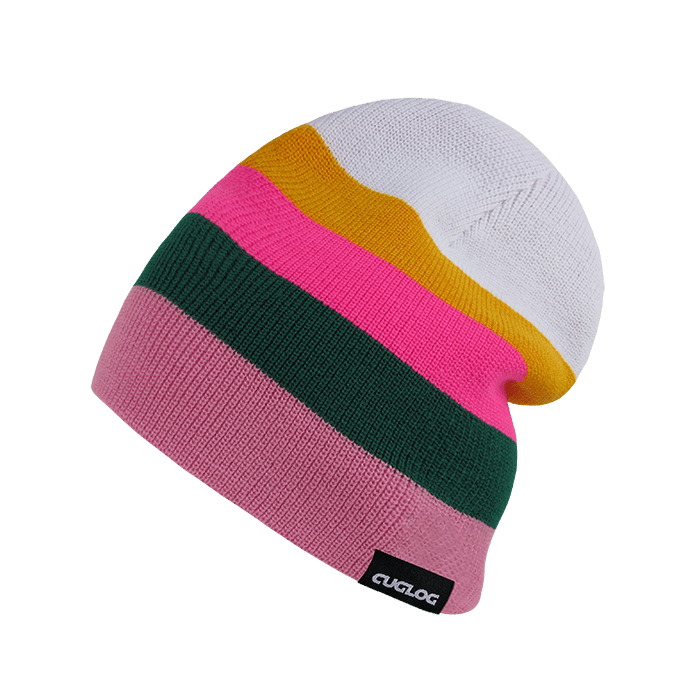 Decky Rushmore Beanie | Decky K033 Pink/Kelly OSFM Beanies