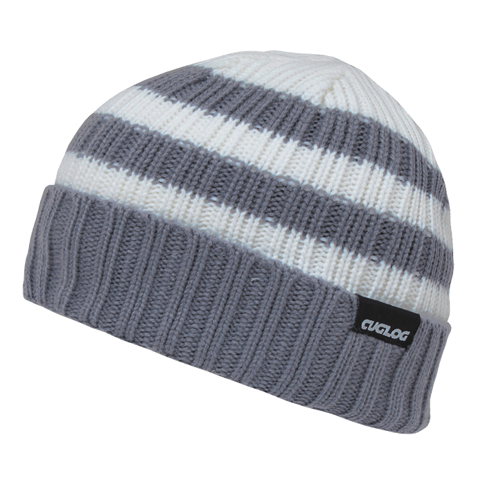 Decky Shasta Striped Sweater Beanie | Decky K014 Grey OSFM Beanies