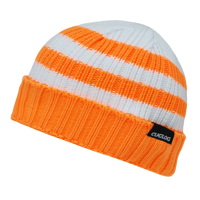 Decky Shasta Striped Sweater Beanie | Decky K014 Orange OSFM Beanies