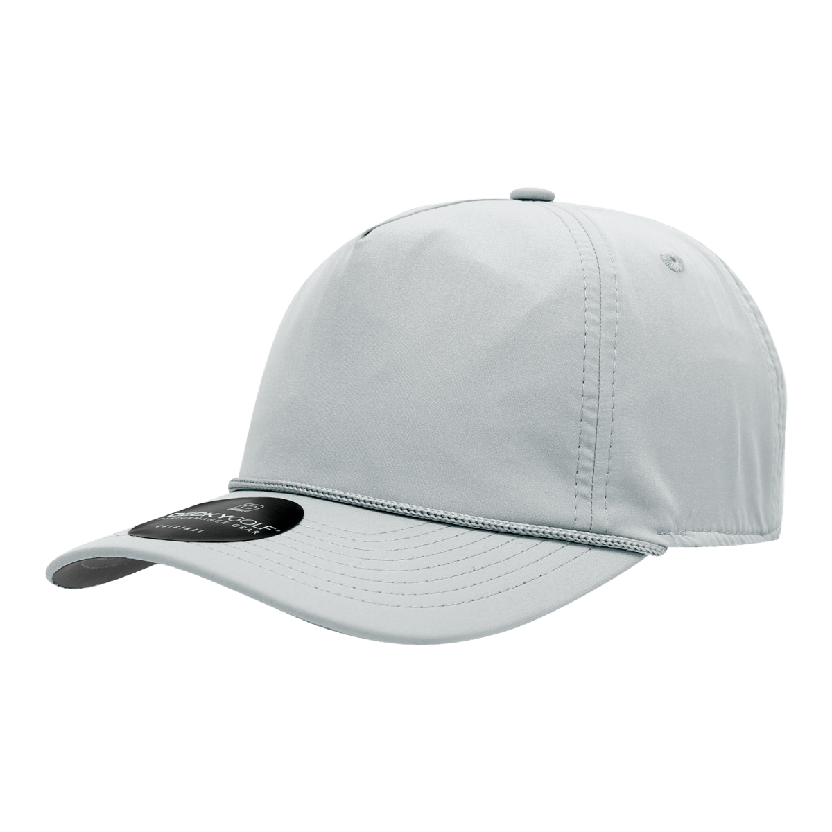 Decky Sleek H2O 5 Panel Caps | Decky 6406 Grey OSFM Hats