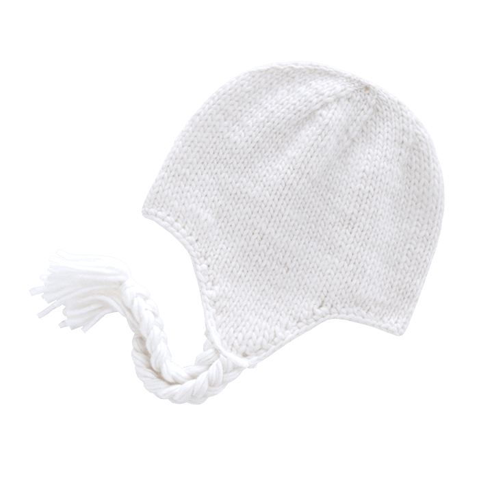 Decky Solid Peruvian Beanies | Decky 633 White OSFM Beanies
