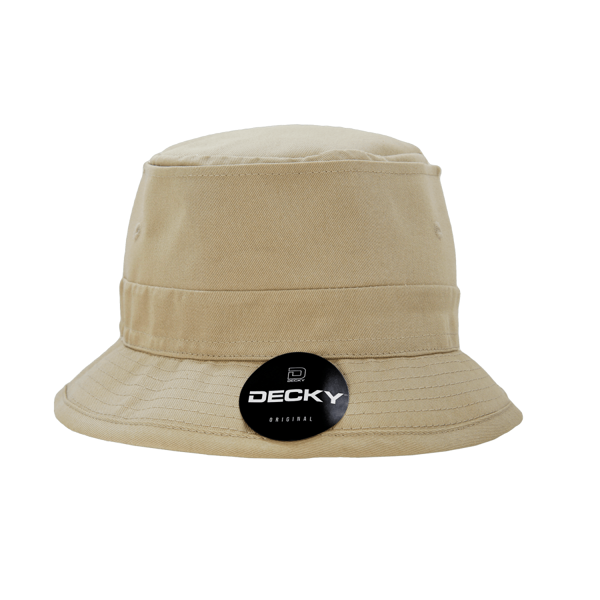 Decky Structured Cotton Fisherman's Hat | Decky 450 Khaki L/XL Hats
