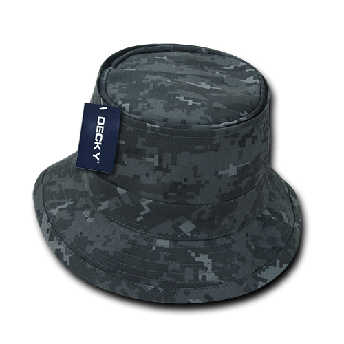 Decky Structured Cotton Fisherman's Hat | Decky 450 Midnight Digital S/M Hats