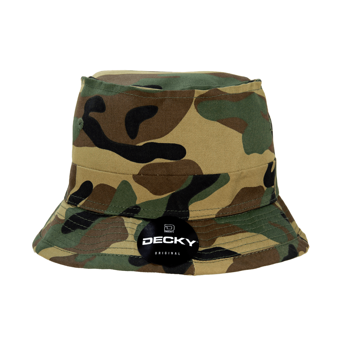 Decky Structured Cotton Fisherman's Hat | Decky 450 Woodland L/XL Hats