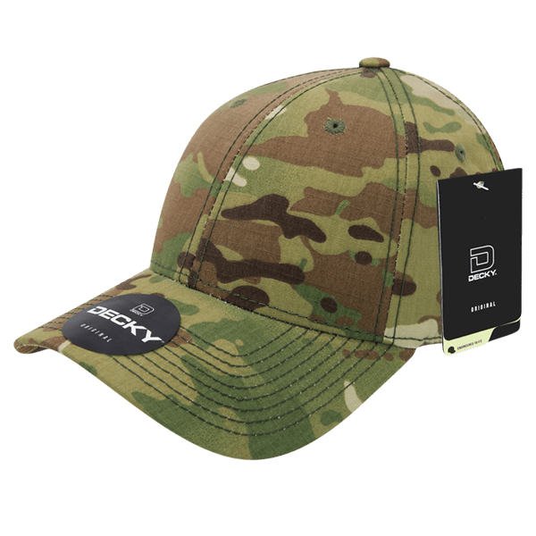 Decky Structured MULTICAM L/C Cap | Decky 6301 Multicam OSFM Hats