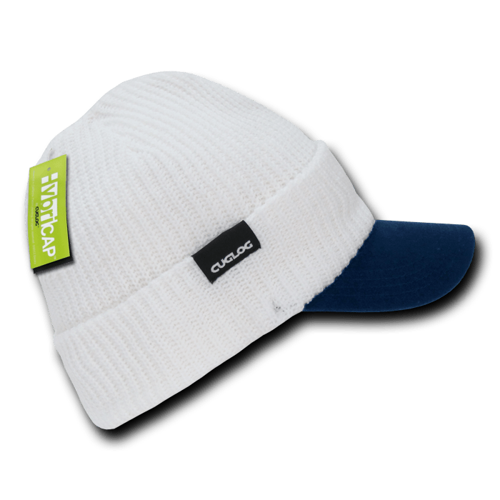 Decky The Original HybriCap | Decky C01 White/Navy OSFM Hats
