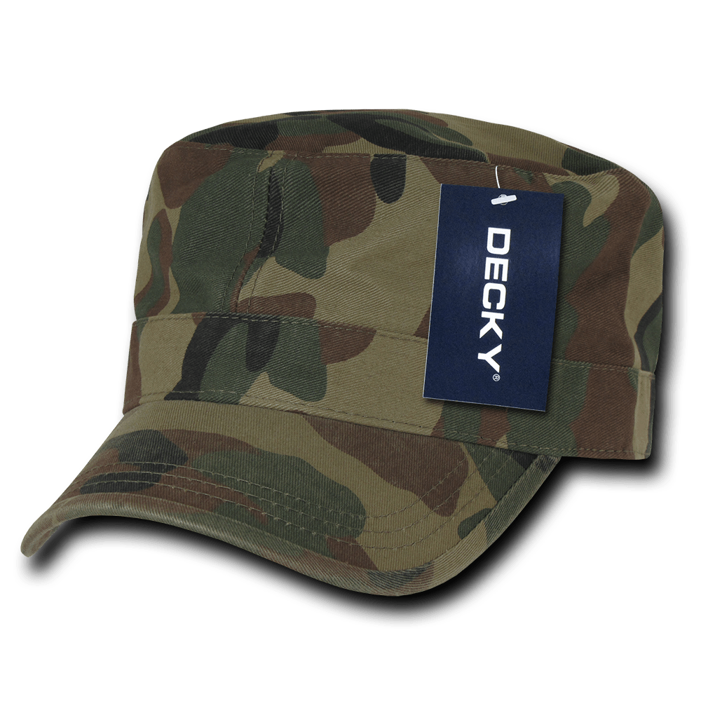 Decky Washed Cotton G.I.Cap | Decky GRM Woodland OSFM Hats