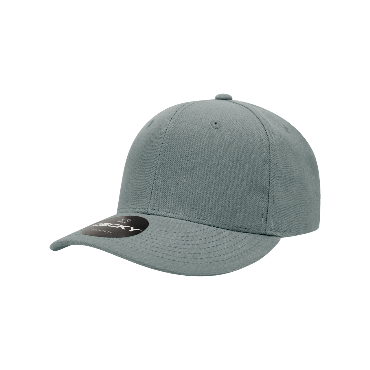 Decky Youth 6 Panel Mid Profile Structured Acrylic/Polyester Cap | Decky 7001 Charcoal OSFM Hats