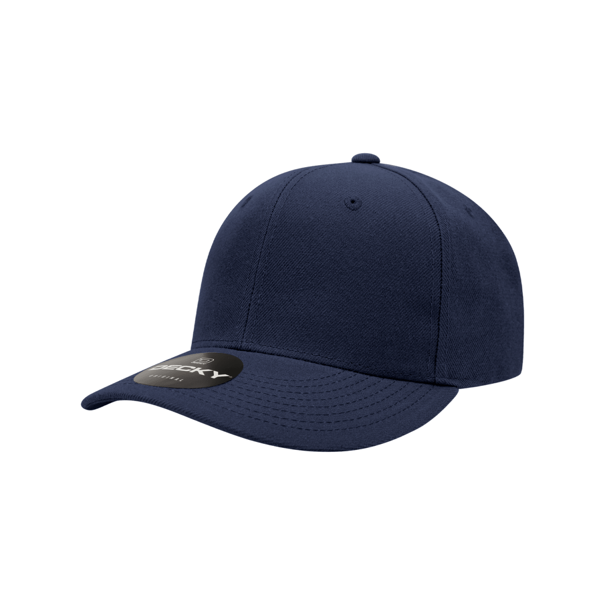 Decky Youth 6 Panel Mid Profile Structured Acrylic/Polyester Cap | Decky 7001 Navy OSFM Hats